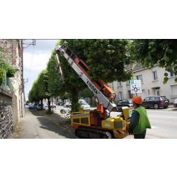 Taille-haie hydraulique tha 1010 - kirogn - hauteur de coupe horizontale maxi 7.30 m, verticale maxi 10.10 m