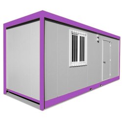 Bungalow monobloc / démontable / 9,00m x 2,44m x 2,15m (int) / 2,45 (ext)