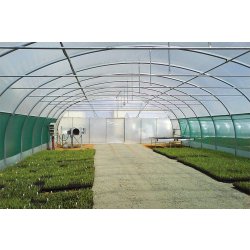 Serre tunnel professionnel pour maraîchers 9.60 m - Longueur 10 m - Val de Loire - Le breton
