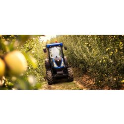 T4.110F tracteur agricole - New Holland - puissance max 79/107 kW/ch - cabine VisionView™, moteur FPT F5C Tier 4A, transmission Dual Command™