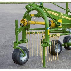 Swadro 35 - Andaineur mono-rotor Krone avec essieu tandem et réglage continu