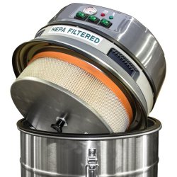 Aspirateur industriel TV-201 (DT) MFS HEPA Ordloc-652 - récupération sécuritaire des poussières combustibles sans risque d'explosion