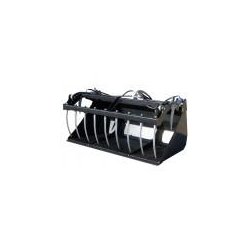 Godet grappin crocodile XL 2.4 - Référence : CT-GGCXL 2400 - 2,4m x 1,68m - 915kg - Capacité 1,68m³