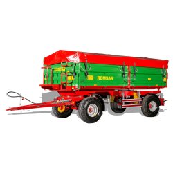 R 80 CSGA benne agricole à double essieu - Romsan - capacité 8000 kg