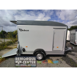 Remorque fourgon Debon Roadster 400 - PTAC 750 à 1300 Kg - 1 essieu freiné - 3150 x 1640 mm - H:2010 mm - Référence C400