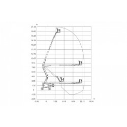 SJ63 AJ - Nacelle articulée Skyjack - Hauteur de travail 21,38 m avec positionnement précis et portée remarquable