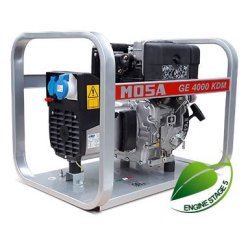 Ge 4000 KDM Groupe électrogène portatif - Mosa - moteur diesel Kohler - 50 Hz - 3.7 kVA (3.3 kW)