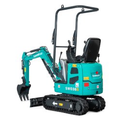 Mini-pelle parfaite pour les travaux en espace exigu -  Sunward SWE 08B