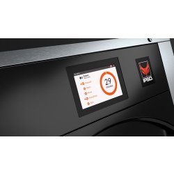 Lave-linge industriel à cuve suspendue - écran tactile 7'' - capacité 18 à 28 kg - acier inoxydable