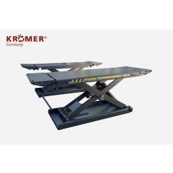 Pont élévateur à ciseaux compact, puissant et sécurisé - en anthracite X11