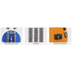 Aspirateur industriel poussières ponceuses - Sodevak 77 - 3 moteurs indépendants avec auto-nettoyage