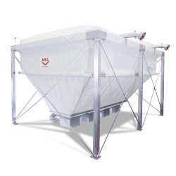 Flexilo MODUL - Silos pour granulés de bois - ABS - hauteur sous plafond inférieure à 1,80 m - volume 60% supérieur