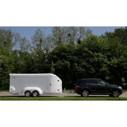 Centaure 4400 - Remorque fourgon - Vans Bardot - 850 kg - Polyester moulé - Châssis galvanisé - 2 essieux 1500 kg