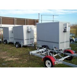 Frigorifiques Cool Trailer - simple ou double essieux - 4 béquilles stabilisatrices