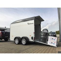 Roadster 500 - Remorque fourgon aluminium Debon - 2000 kg - Suspension Pullman 2 et seuil de chargement abaissé