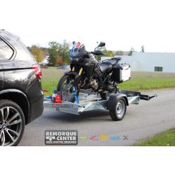 Remorque abaissable porte-moto et scooter - Yo Remorque - CCL6 - 246 x 100 cm - Référence CCL6