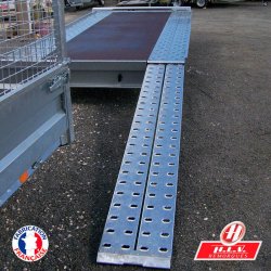 Remorque porte-voiture basculant hydraulique trigano pv pro 270
