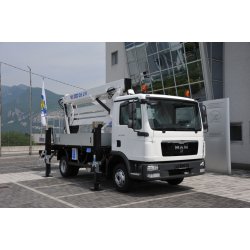 Zed 26 JH - Camion nacelle 26 m avec double pantographe, bras télescopique et jib - CTE