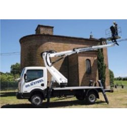 Scorpion 1812 sur nissan camion nacelle - oil & steel france - 17,8m