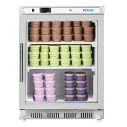 Vitrine réfrigérée négative de comptoir Série C inox 129L PC008 Polar