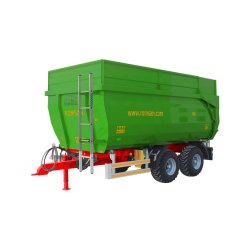 R 100 TAHK Benne agricole à tandem monocoque - ROMSAN - Capacité 10 000 kg