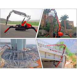 Grue Nacelle grue araignée 3 en 1 Cormidi KB 23 - Hauteur jusqu'à 22,30 m, sous pont jusqu'à -5 m, avec grue et treuil