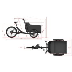 Triporteur électrique - Triobike Hafnia