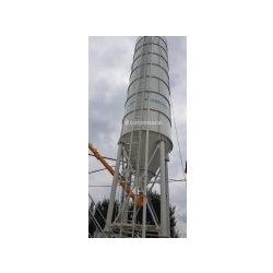 Silo à ciment CS-100 - CONSTMACH - capacité 100 tonnes - version boulonnée ou soudée