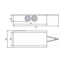 Remorque porte-voiture à roues dessous avec option roue de secours et support, PTC 2000 kg - ECIM - PV PRO 200