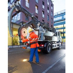 Citycycler - Hydrocureur Kaiser - Recyclage d'eau, débit 220 l/min, max. 200 bar, dimensions compactes