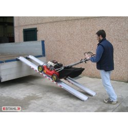 Paire de rails de chargement avec rebords E050/10F à E050/35F - différentes longueurs et capacités de charge