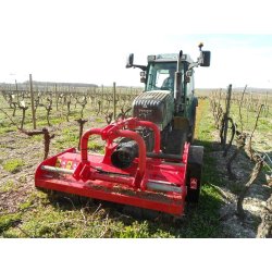 Broyeur forestier KIROGN - largeur de travail 1,20m à 2,20m - rotor à marteaux lourds et réversible avant/arrière