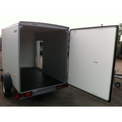 C255 + porte - remorques fourgons aluminium - debon - 1300 kg