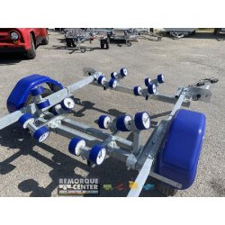 Remorque bateau multi-rouleaux GALAXY - GS75-21 (G510) - PTAC : 750Kg - 1 essieu - Sun Way