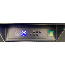 Vitrine réfrigérée semi-verticale TERRA - EUROVITRINE - 1m20 - 2 étagères + base - froid positif ventilé