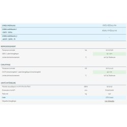 Xbd - climatiseur professionnel Airwell - double flux - console à deux sorties d'air - compatible monosplit et multisplit