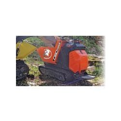 Mini-dumper Cormidi C60 - motorisé à chenilles - 600 kg - caisson relevable Hi-Tip