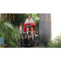 Triporteur Nihola Cargo Family (musculaire) - Confort et Sécurité pour Toute la Famille