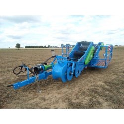 Arracheuse de pommes de terre Krukowiak Pyrus II - 1 rang avec table de triage et plateforme porte-palox - Occasion