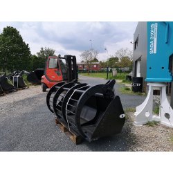 Godet pour chargeuse à griffe de compactage hydraulique