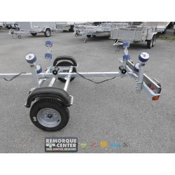 Porte-bateau pneumatique multirouleaux - SW225 - roue 10' - PTAC : 360Kg - 1 essieu - Sun Way