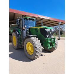 John Deere 6195M - Tracteur agricole 6 cylindres puissant et polyvalent avec transmission CommandQuad Full Powershift