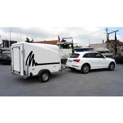 Remorque fermée moto - debon - cargo 1300