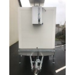 Remorque frigorifique double essieu 1300kg - RAPHA 21 - PTAC 2500kg - Température 0 à 5°C