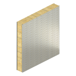 Panneau sandwich isolant Decaroc acoustique et design - Idéal pour cloisons avec âme en laine minérale