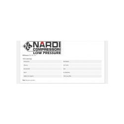 Compresseur BP insonorisé Silverstone 220V - monocylindre avec raccord rapide - Nardi Compressori France