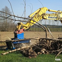 Broyeur forestier Série TFS - pour pelle 18 à 35 tonnes - diamètre de coupe jusqu'à 50 cm - OSMA