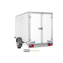 Remorque fourgon en bois SARIS - FW150 - 1 essieu roues extérieures - PTAC : 1500 Kg - 306x154xH180 cm - Reference SARIS_FOURGON_FW150
