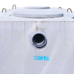Réservoir à eau de pluie en béton 5000L - Résistant et étanche - Enterré, anti-UV