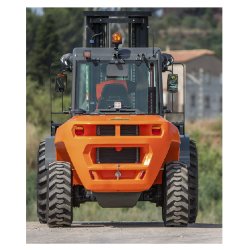 Chariot élévateur tout-terrain type C150H AUSA - 1 500 kg - Hauteur de levage jusqu'à 4670 mm - Compact et faible coût de maintenance